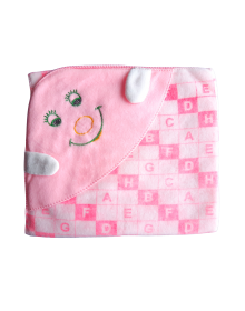 Baby woollen blanket  Designer Light pink